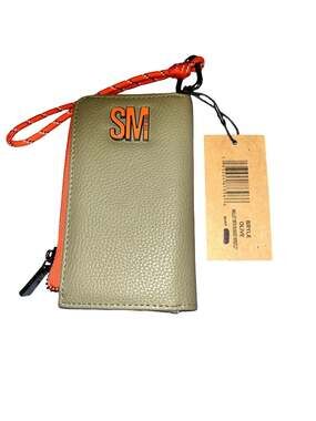 Steve Madden Bryle Olive Wallet with Bungee Wristlet